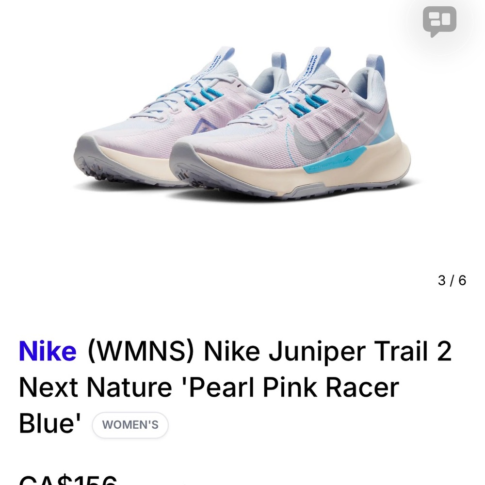Nike Juniper Trail 2 Next Nature 'Pearl Pink Racer Blue'
